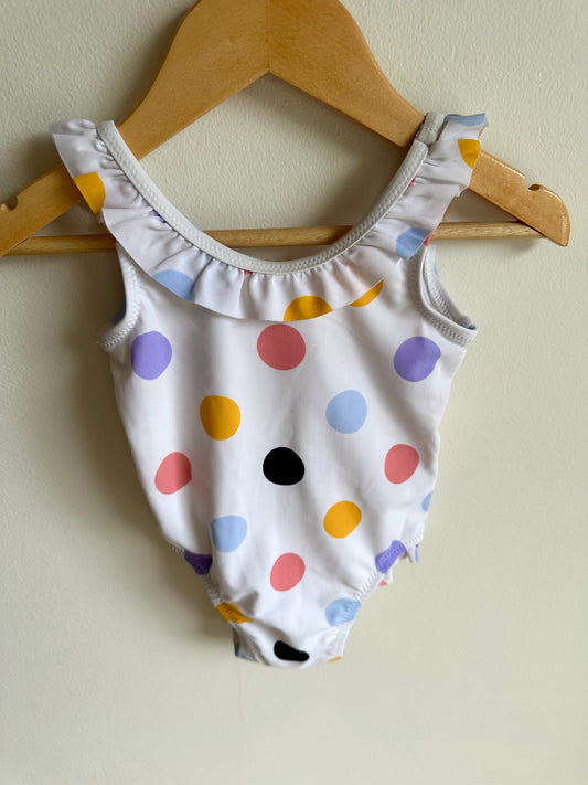 White Dots Swimsuit / 12-18m