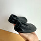 Black Leather Soft Sole Shoes / Size 3 Infant