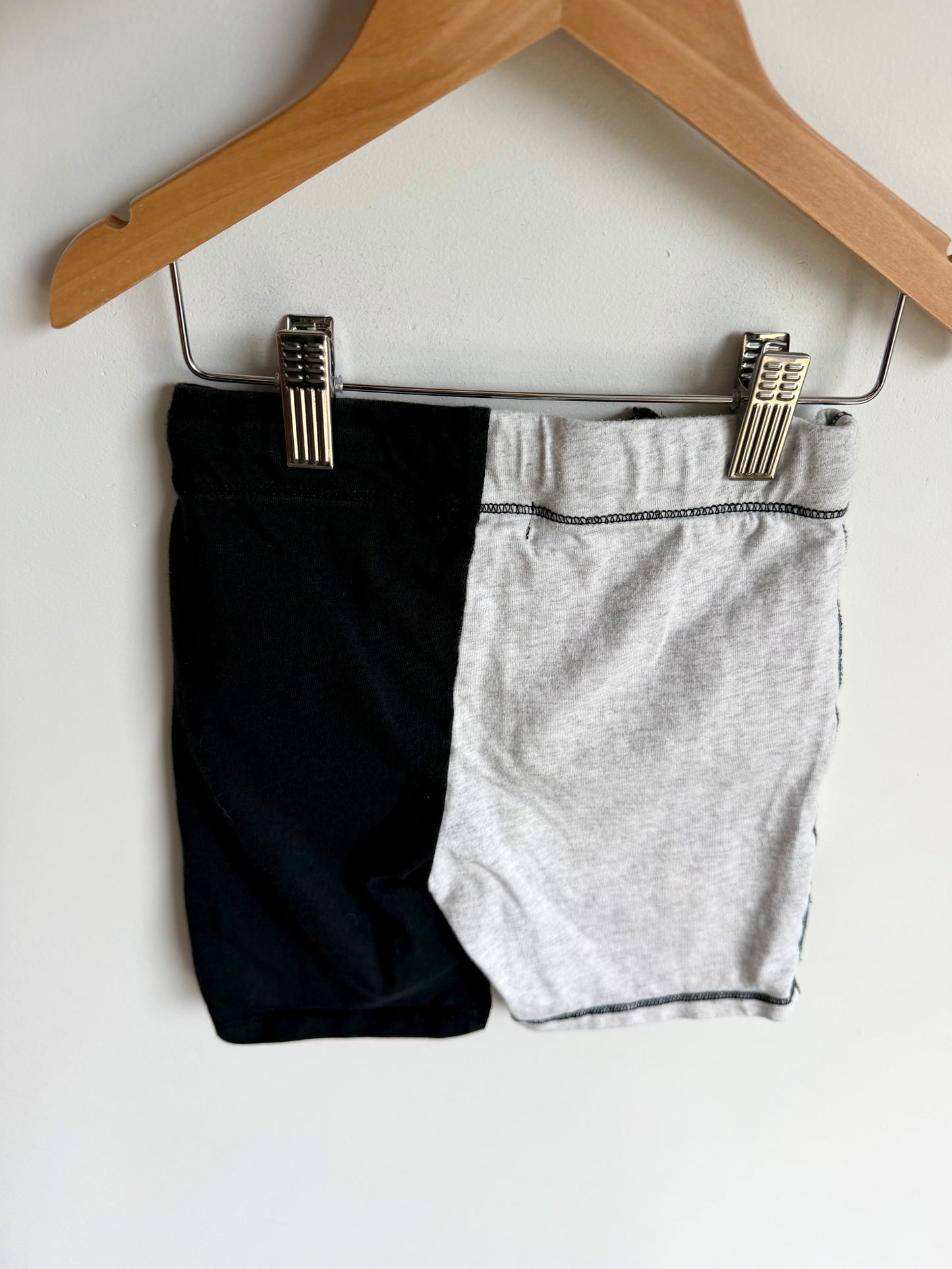 Miles the Label Grey + Black Drawstring Shorts / 5 years