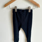 Zara Black Ribbed Leggings / 2-3T