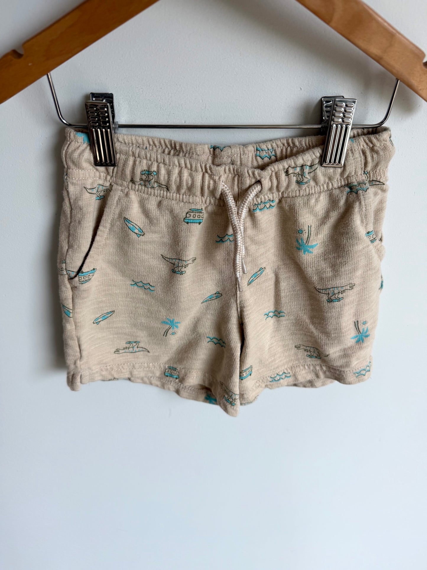 Dino Beach Drawstring Shorts / 5 years
