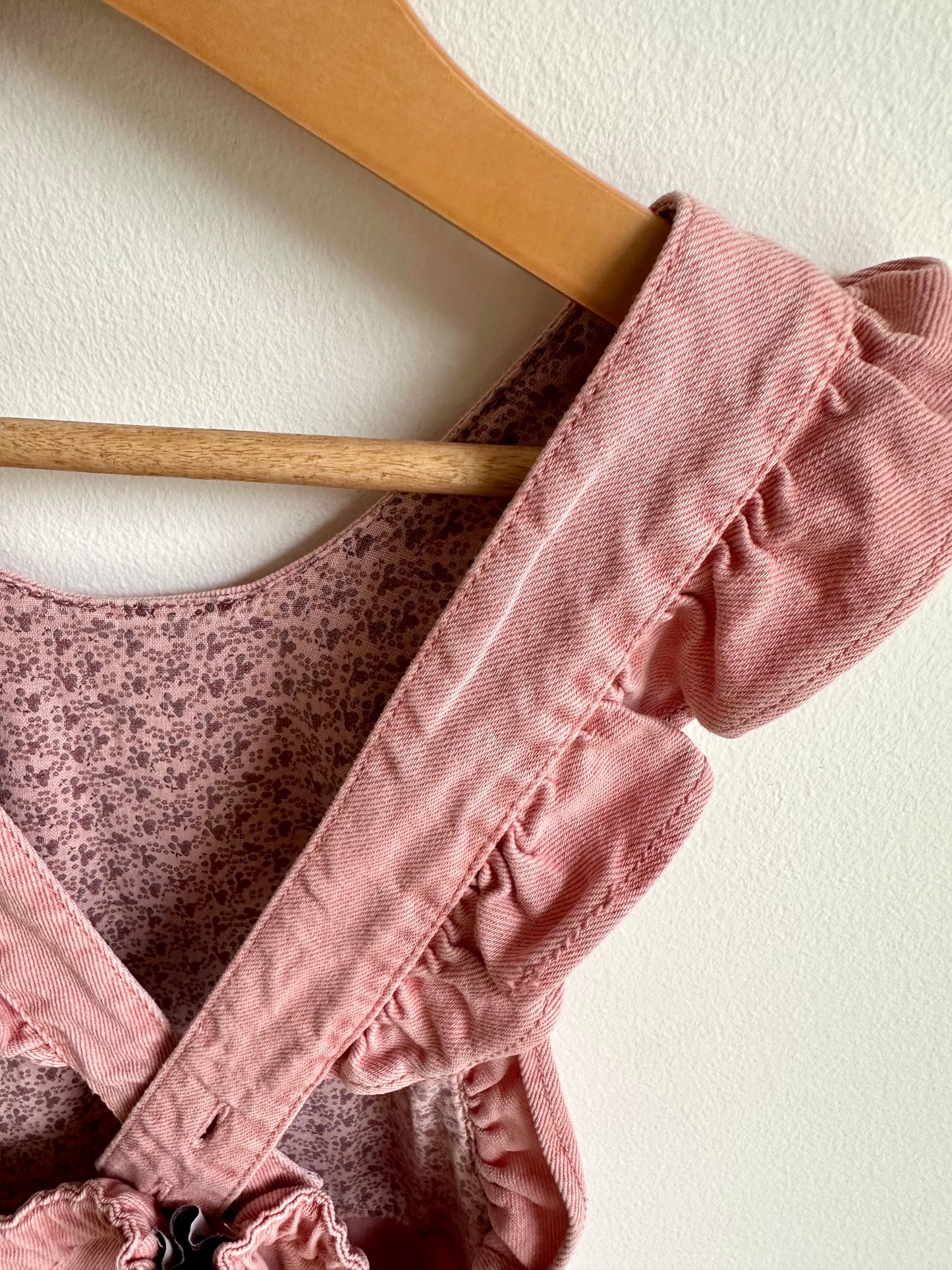 Zara Pink Jean Overalls / 2-3T