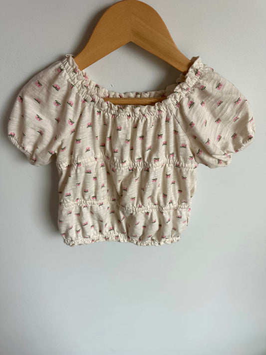 Floral Rushing T-Shirt / 3T