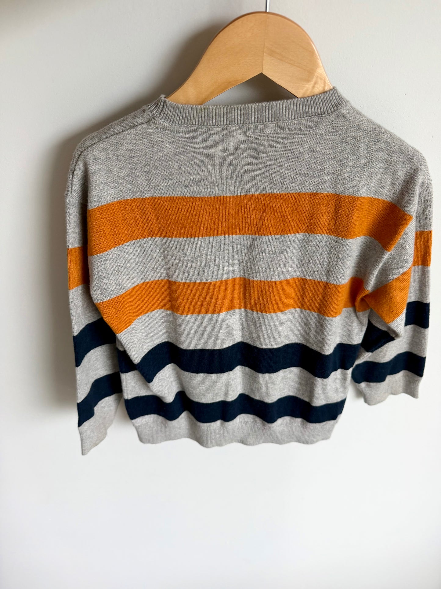 Mayoral Grey Striped Sweater / 4T