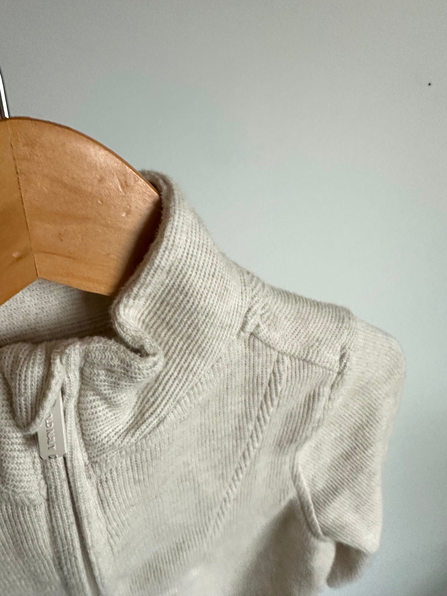 Cream Half Zip Sweater / 3T