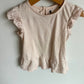 Pink Frill Sleeve T-Shirt / 3T
