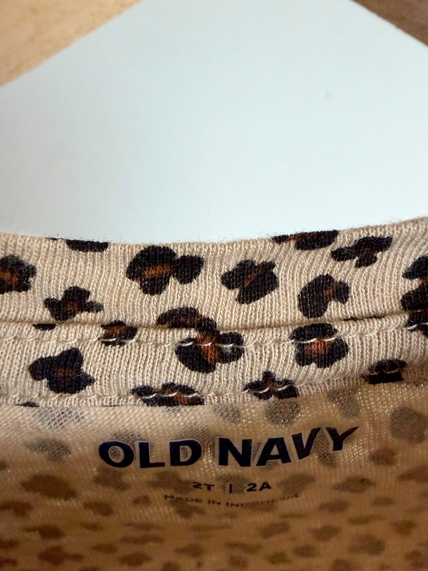 Animal Print Long Sleeve Top / 24m