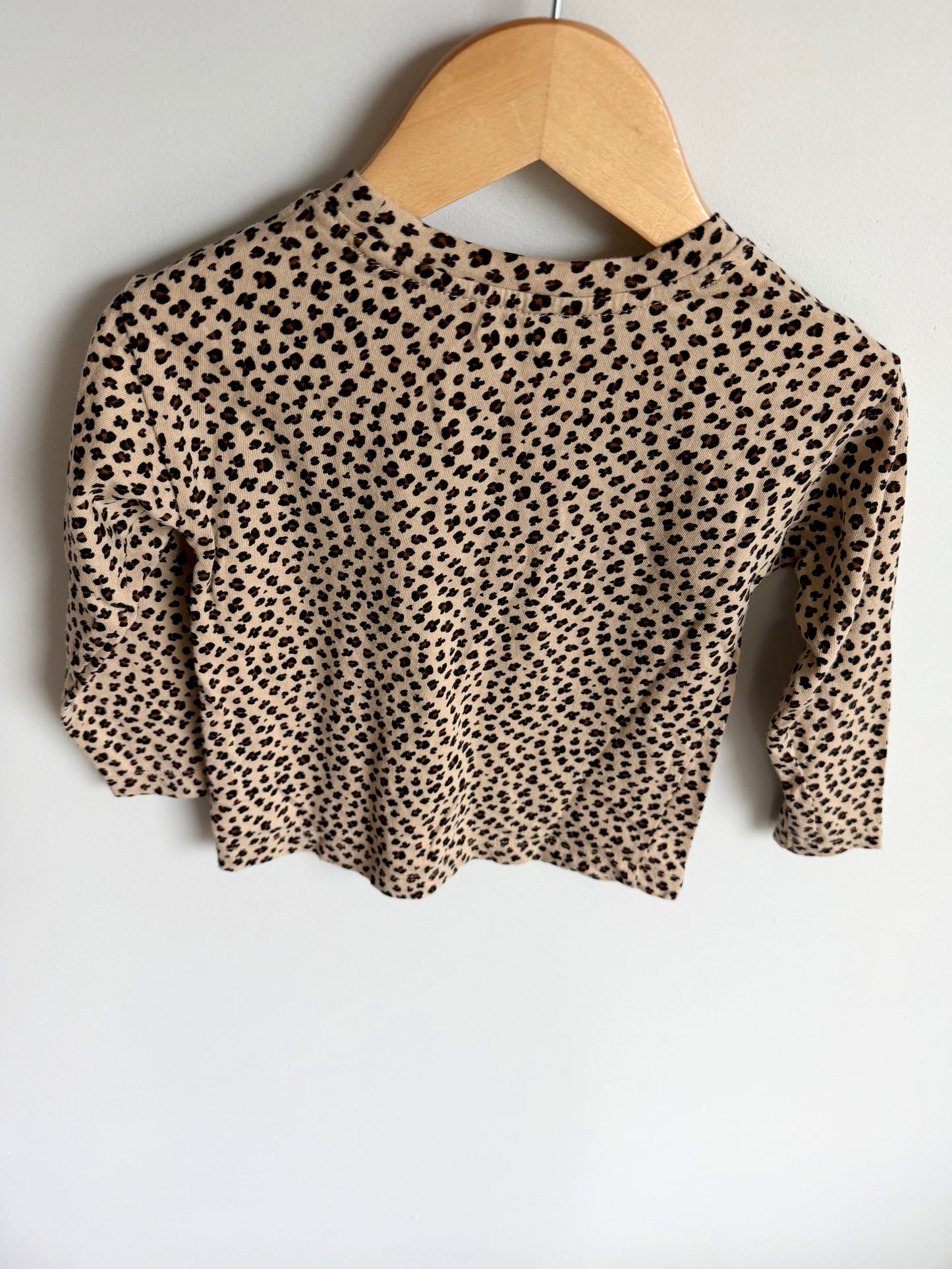 Animal Print Long Sleeve Top / 24m