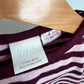 Plum Striped Heart Top / 2T
