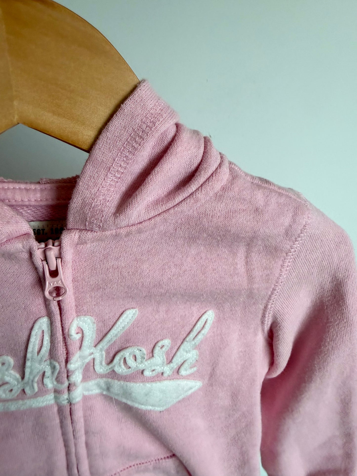 OshKosh Pink Zipper Sweater / 24m