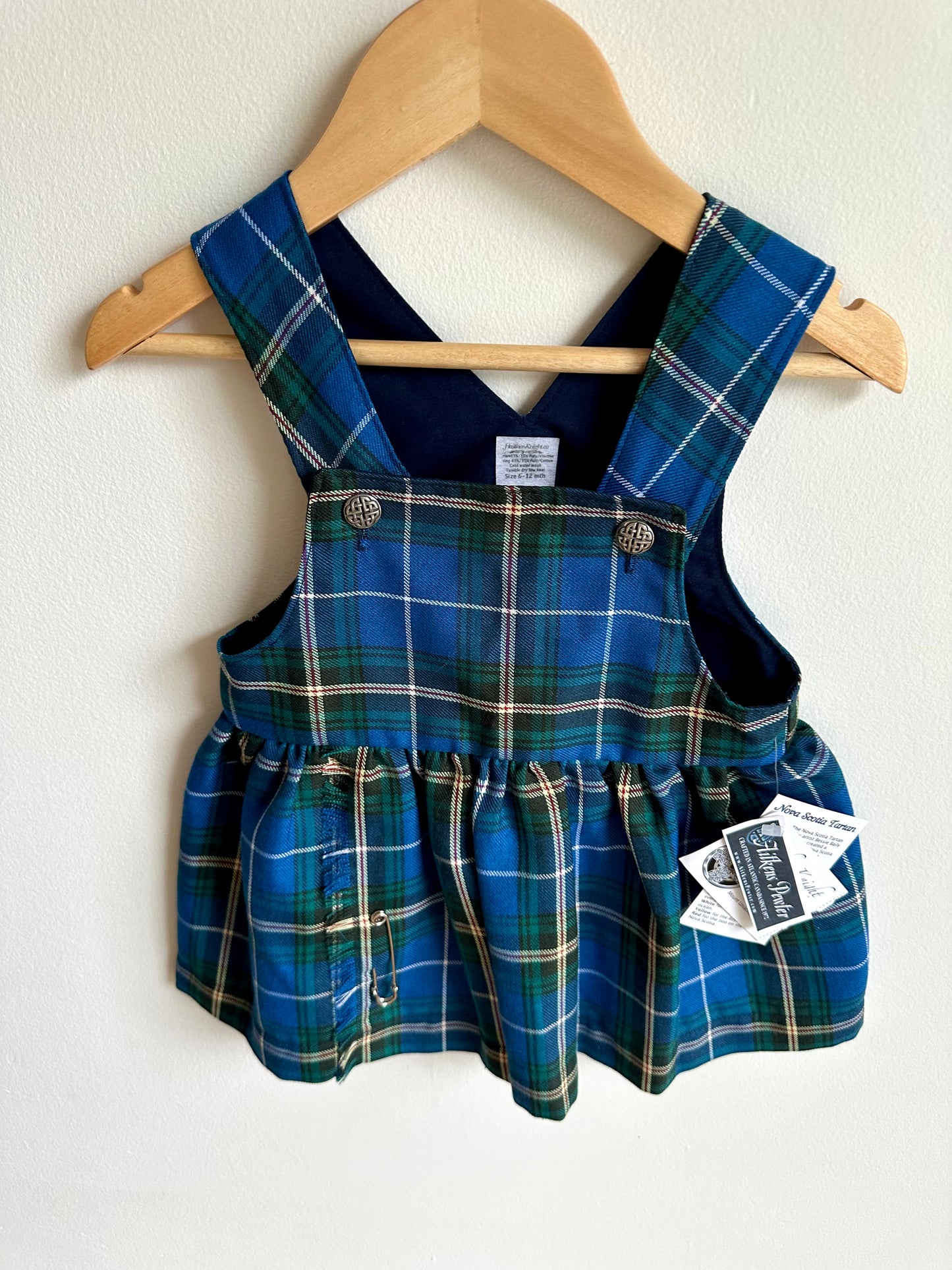 Made in Canada Tartan Dress (With Tags) / 6-12m