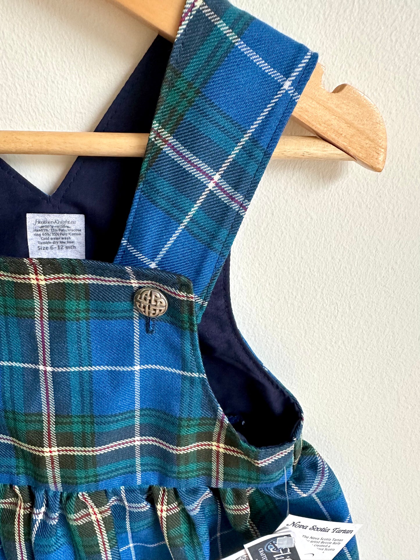 Made in Canada Tartan Dress (With Tags) / 6-12m