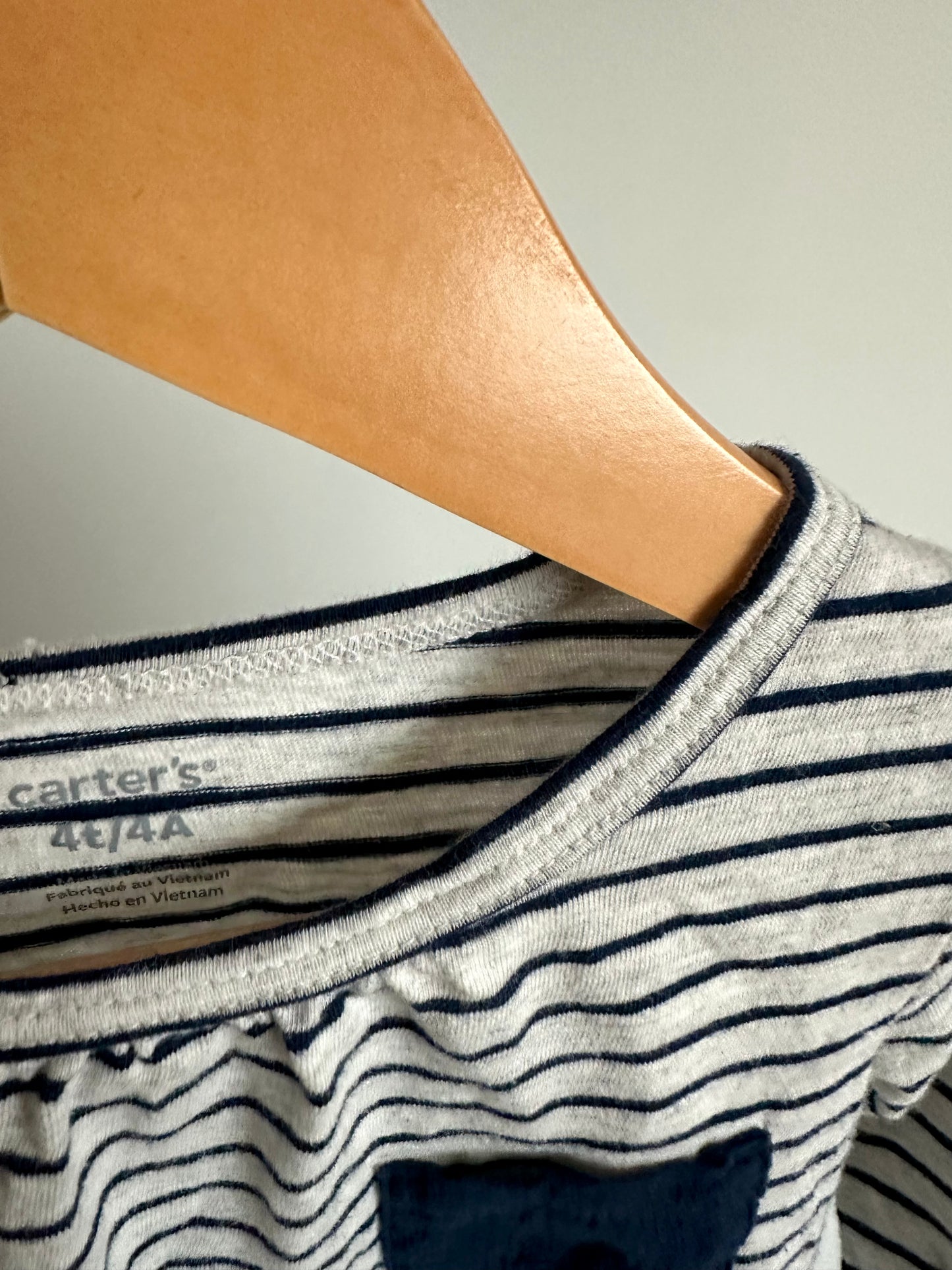 Striped Top with Bottom Frill / 3T