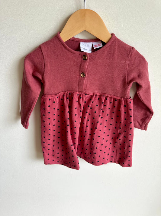 Polka Dot Rouge  Dress / 12-18m