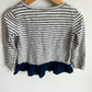 Striped Top with Bottom Frill / 3T