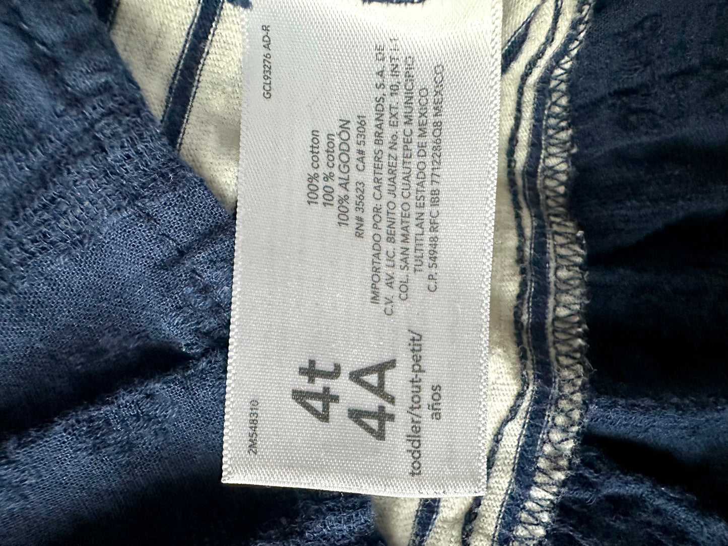 Striped Top with Bottom Frill / 3T