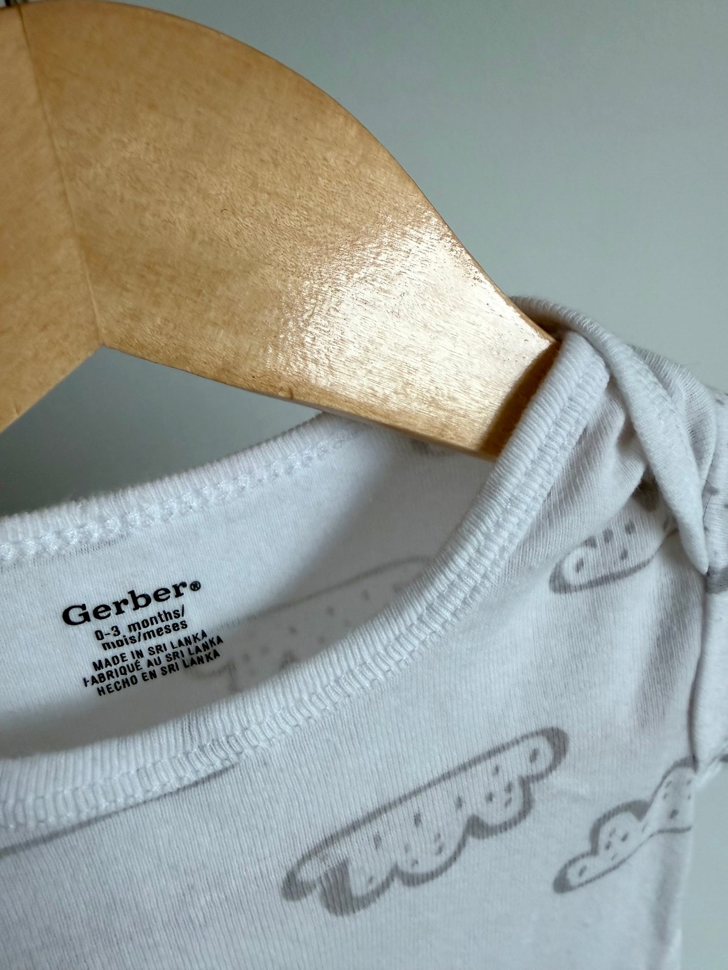 Gerber Cloud Bodysuit / 0-3m