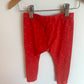 Red Heart Pattern Pants / 3T