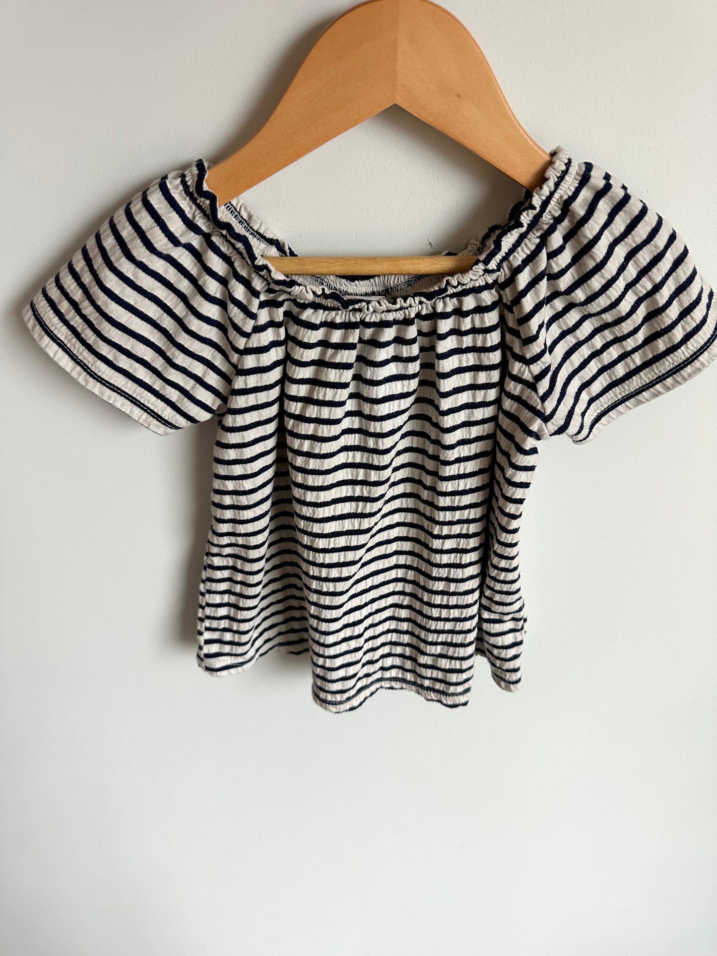 Striped Wide Sleeve Top  / 3T