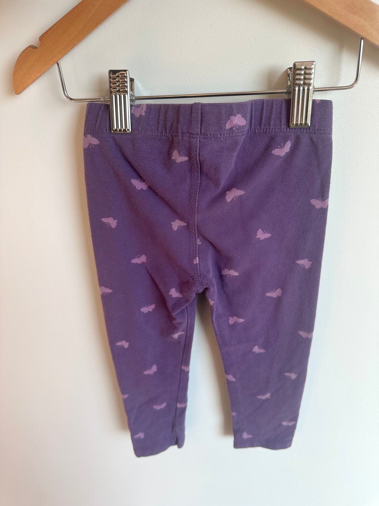 Purple Butterfly Pants / 2T