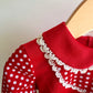 Red Polkadot Dress / 18m