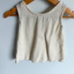 Cream Knot in Back Dress / 3-6m?