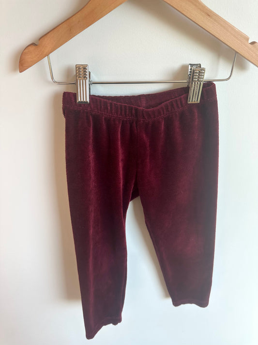Red Velvet Pants / 4T