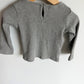 Grey Bow Ribbed Top (PLAY) / 18m