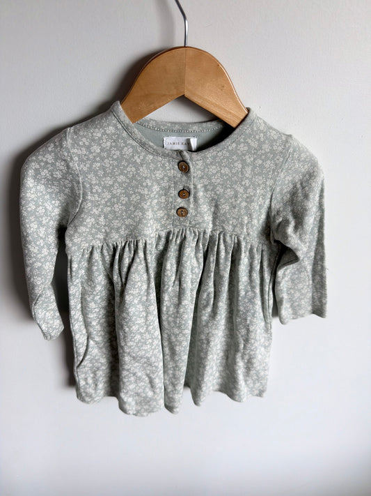 Jamie Kay Honeydew Floral Dress / 12m