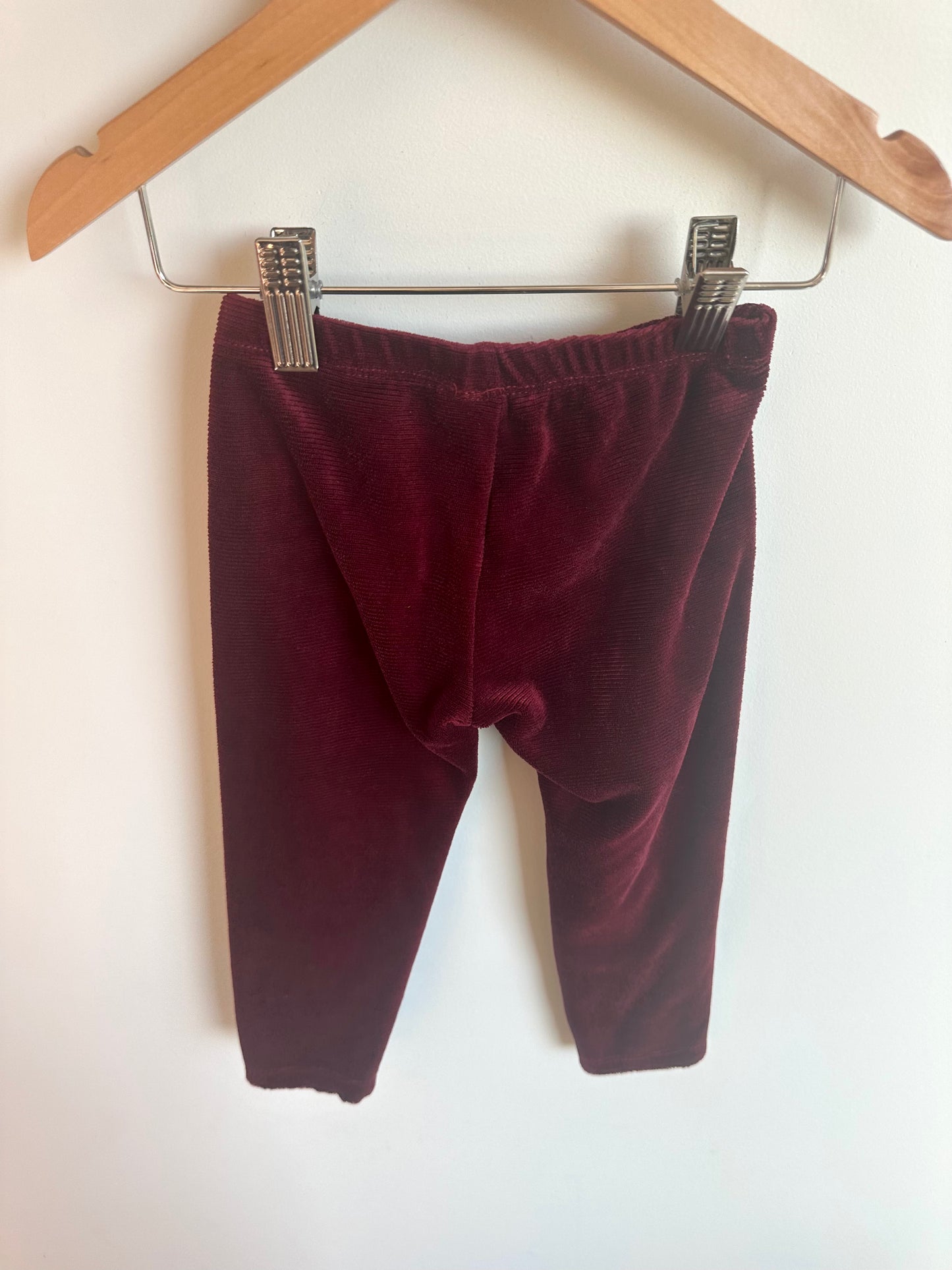 Red Velvet Pants / 4T
