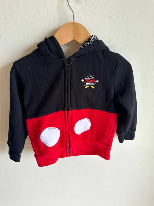 Mickey Mouse Zipper Sweater / 2T