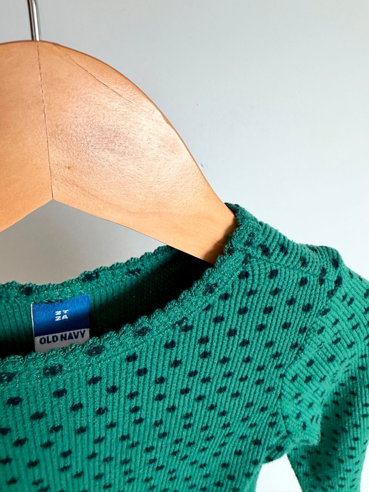 Green Dot Top / 2T