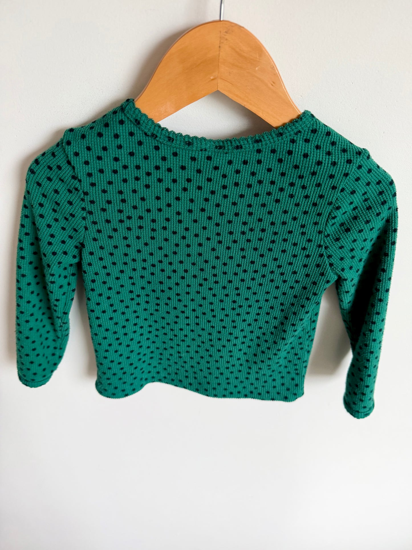 Green Dot Top / 2T