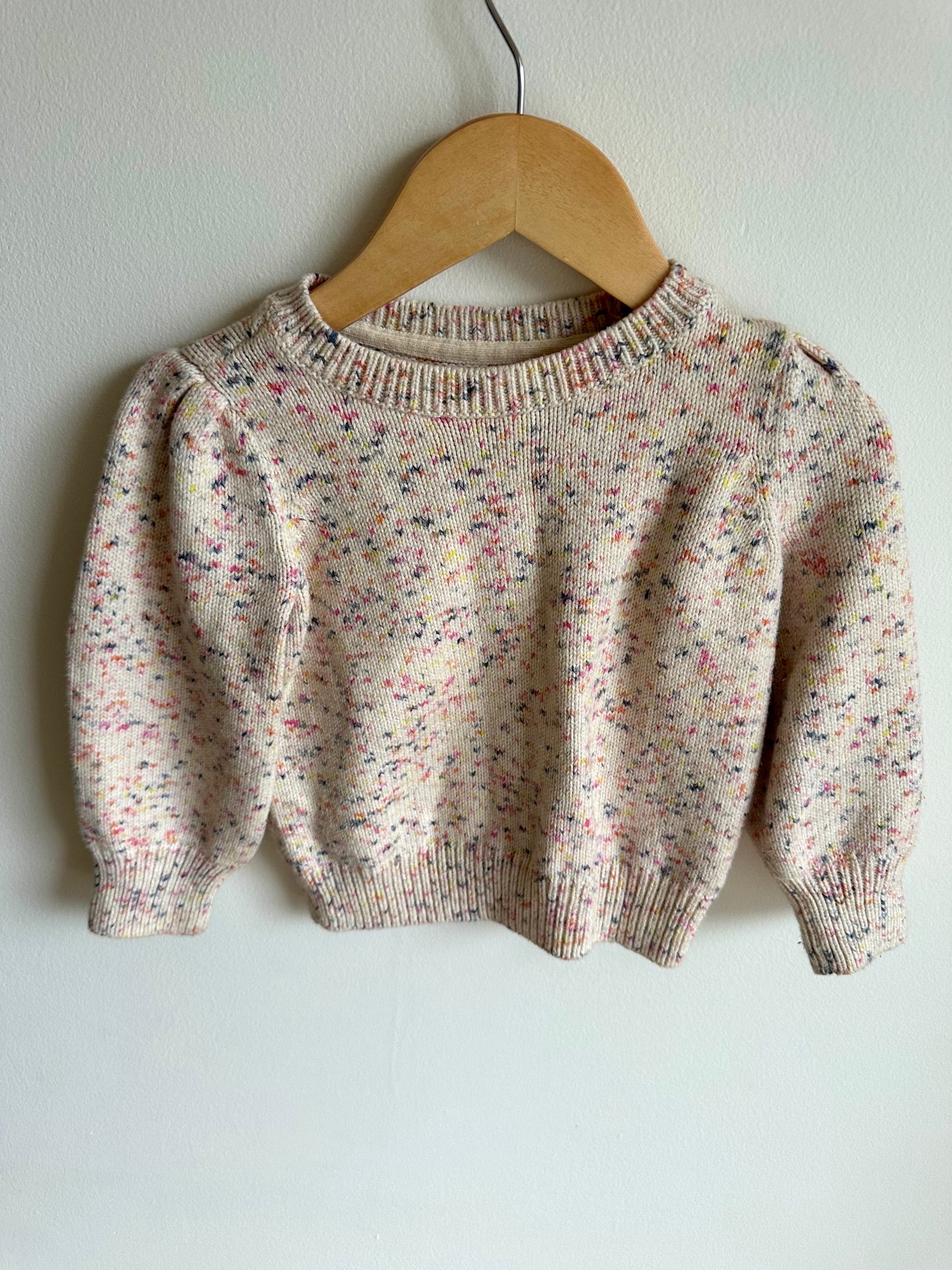 Speckled Crew Neck Sweater / 2T