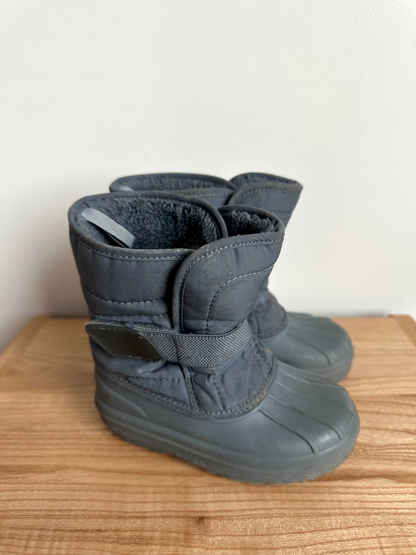 Grey Blue Snow Boots (PLAY) / Size 8 Toddler
