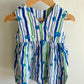 Striped Floral Sleeveless Dress / 18-24m