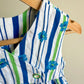 Striped Floral Sleeveless Dress / 18-24m