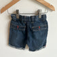 Denim Shorts with Red Stitching / 12m