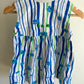 Striped Floral Sleeveless Dress / 18-24m