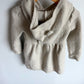 Hood Cream Long Sleeve Dress / 24m