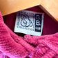 Vintage Maroon Ribbed Dress / 12m