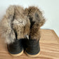 Black Boots with Fur / Size 7 Toddler