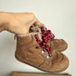 Tan Boots With Red Laces / Size 7 Toddler