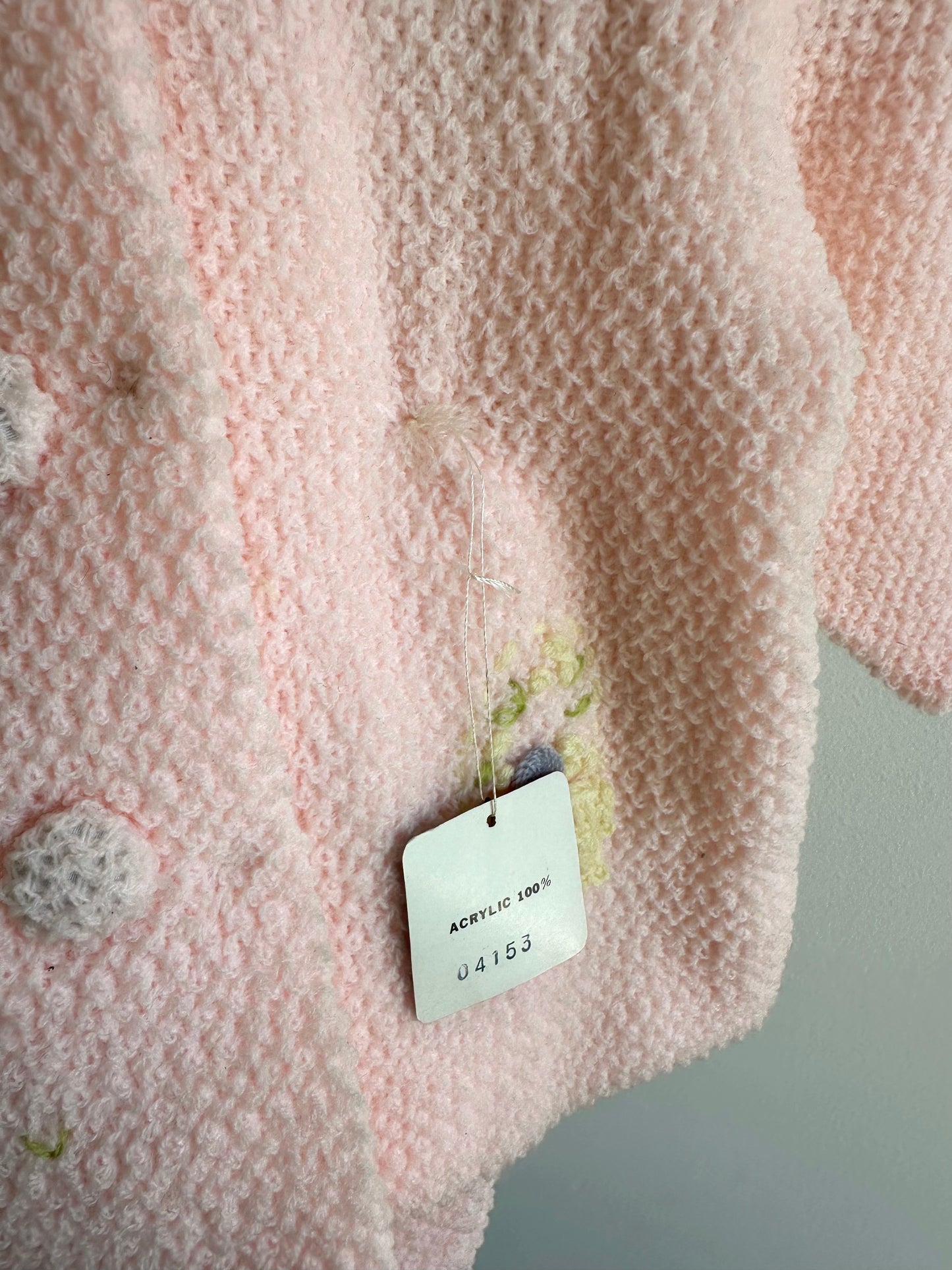 Pink Embroidered Knit Sweater + Pants Set (With Tags)/ 12m?