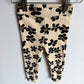 Black Petal Flower Leggings / 18m