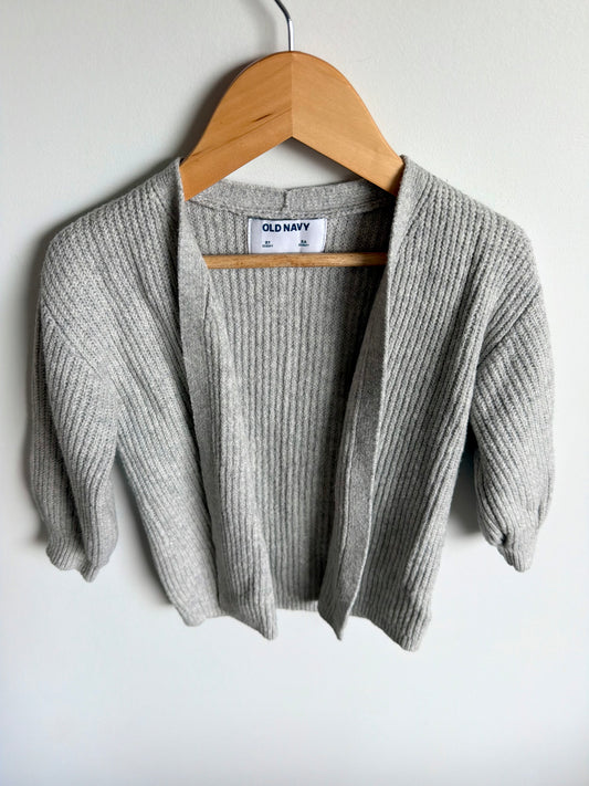 Grey Open Cardigan / 2T