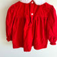 Vintage Red Collared Tunic / 24m