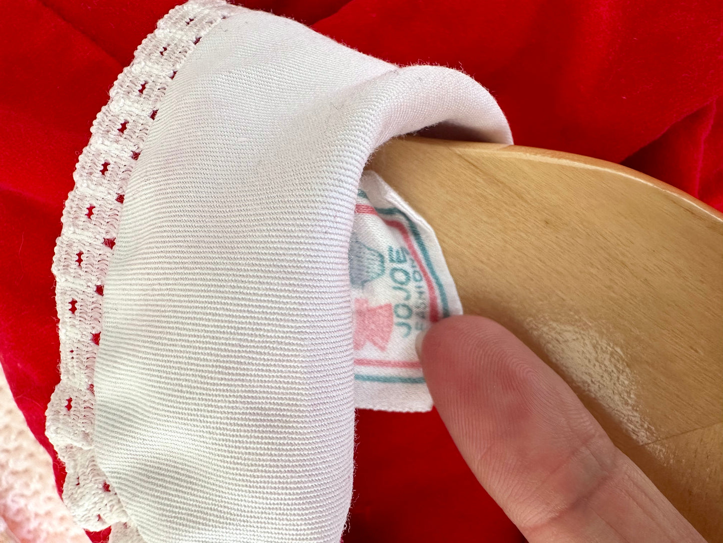 Vintage Red Collared Tunic / 24m