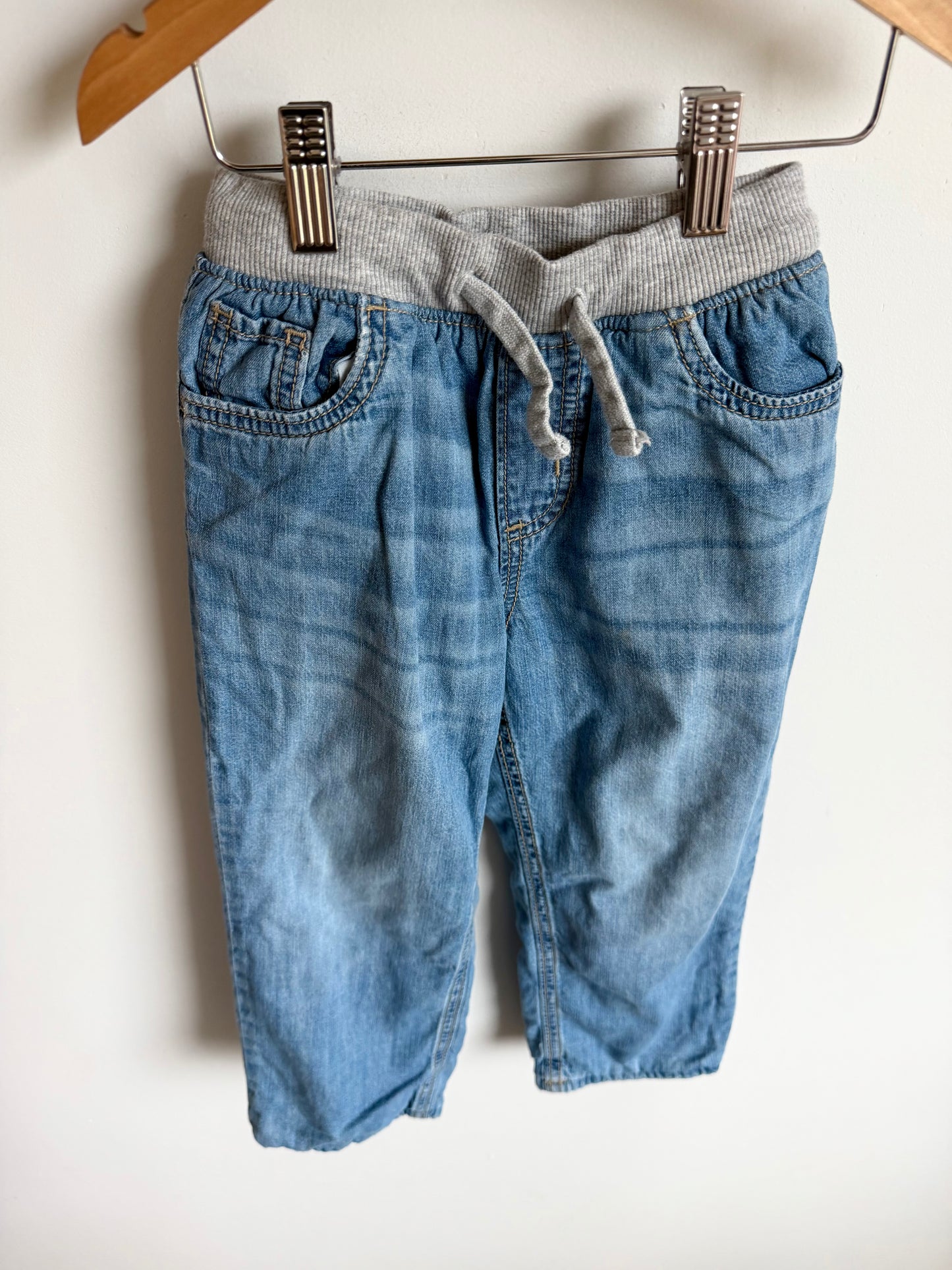 Denim Like Fleece Lined Pants / 5 years