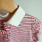 Striped Collared Cropped Shirt / 2-3T